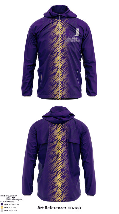 San Antonio Predators 16651278 Windbreaker - 2