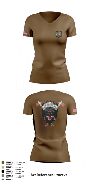 Women's Short Sleeve Vneck Shirt, , Army, Teamtime, Team time, sublimation, custom sports apparel, team uniforms, spirit wear, spiritwear, sports uniforms, custom shirts, team store, custom team store, fundraiser sports, apparel fundraiser
