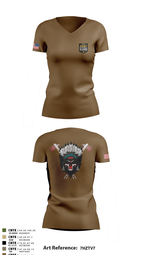 Women's Short Sleeve Vneck Shirt, , Army, Teamtime, Team time, sublimation, custom sports apparel, team uniforms, spirit wear, spiritwear, sports uniforms, custom shirts, team store, custom team store, fundraiser sports, apparel fundraiser