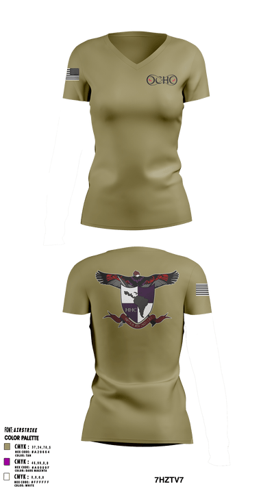 98th CA BN 97220927 Women's Short Sleeve V-neck Shirt - 4