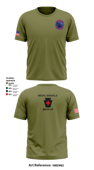 1-150TH AHB MED 80933966 Short Sleeve Performance Shirt - 3