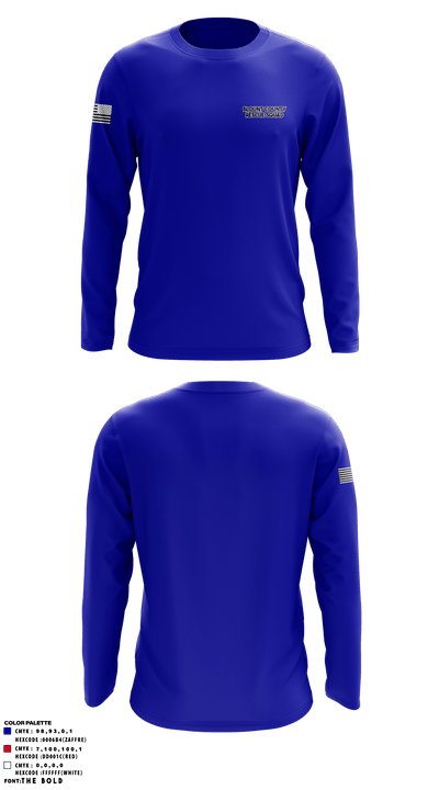 Blount County Rescue Squad 66497611 Long Sleeve Performance Shirt - 1