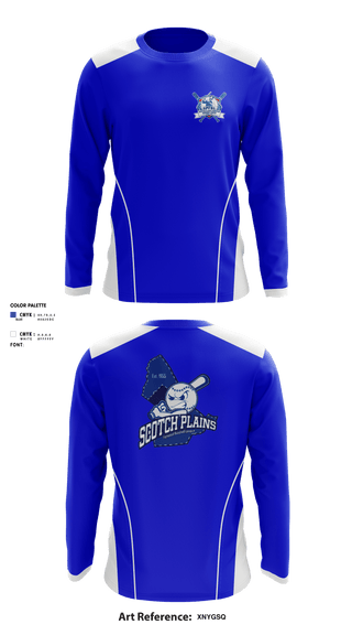 Long Sleeve Performance Shirt, Scotch Plains Fanwood Youth Baseball Association, Baseball, Teamtime, Team time, sublimation, custom sports apparel, team uniforms, spirit wear, spiritwear, sports uniforms, custom shirts, team store, custom team store, fundraiser sports, apparel fundraiser