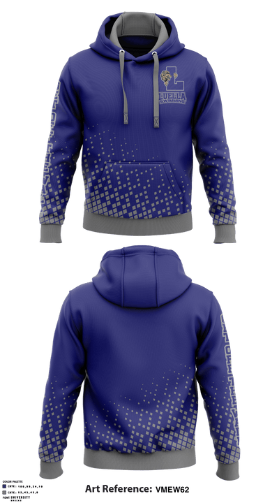 Luella High School Swimming 42999837 Hoodie - 2