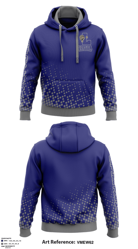 Hoodie, Luella High School Swimming, School Spirit Store, Teamtime, Team time, sublimation, custom sports apparel, team uniforms, spirit wear, spiritwear, sports uniforms, custom shirts, team store, custom team store, fundraiser sports, apparel fundraiser
