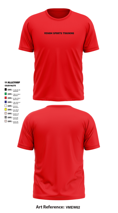 Venom Sports Training 59845358 Short Sleeve Performance Shirt - 3