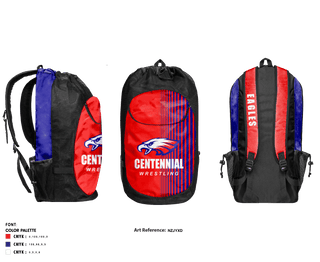 Gear Bag, St Lucie west centennial wrestling, Wrestling, Teamtime, Team time, sublimation, custom sports apparel, team uniforms, spirit wear, spiritwear, sports uniforms, custom shirts, team store, custom team store, fundraiser sports, apparel fundraiser
