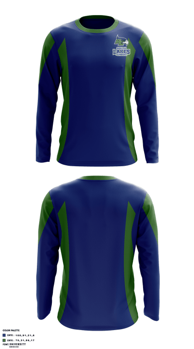 South Lakes High School Cheer 76591022 Long Sleeve Performance Shirt - 1