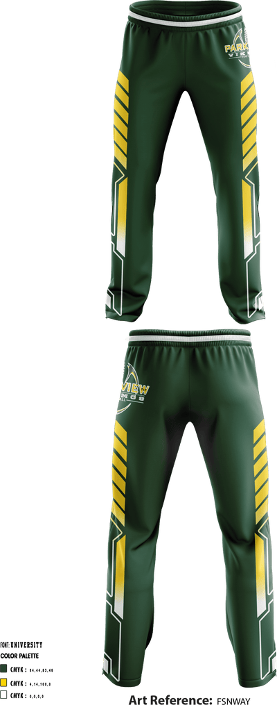 Parkview High School Football 94020940 Sweatpants - 1