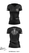 5th Special Forces Group 64398328 Women's Short Sleeve V-neck Shirt - 2