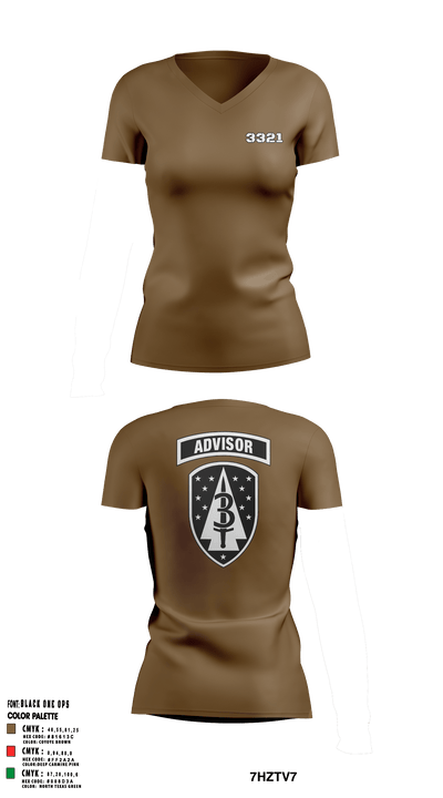 MAT3322 37311377 Women's Short Sleeve V-neck Shirt - 3