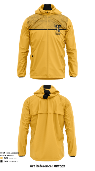 Windbreaker, Trenton High School Soccer, Men's Soccer, Teamtime, Team time, sublimation, custom sports apparel, team uniforms, spirit wear, spiritwear, sports uniforms, custom shirts, team store, custom team store, fundraiser sports, apparel fundraiser