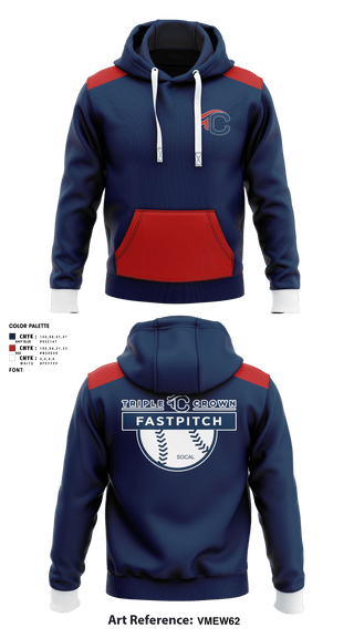 Hoodie, Triple Crown Fastpitch, Baseball, Teamtime, Team time, sublimation, custom sports apparel, team uniforms, spirit wear, spiritwear, sports uniforms, custom shirts, team store, custom team store, fundraiser sports, apparel fundraiser