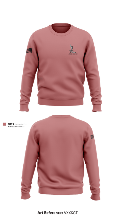 Attack company 87709527 Crew Neck Sweatshirt - 1