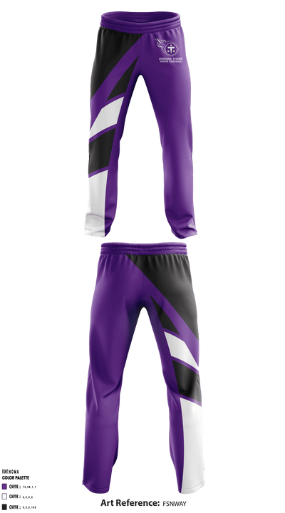 Burbank Titans Youth Football 7935190 Sweatpants - 2
