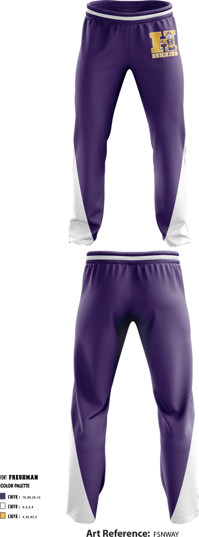 Hobart High School Cheer 29218070 Sweatpants - 1