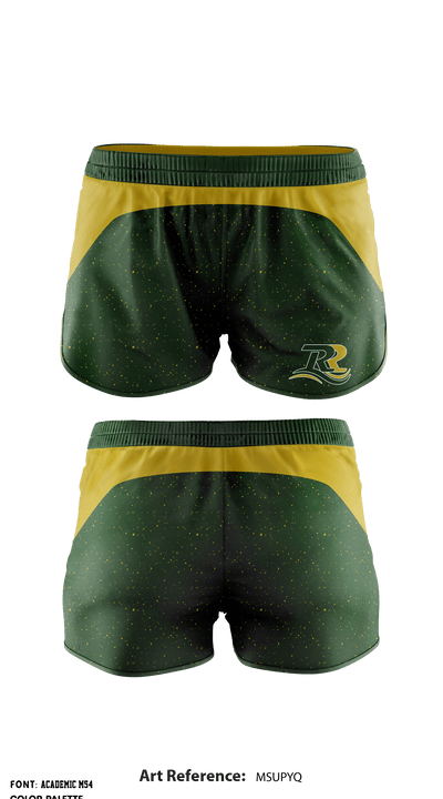 Rogue River Senior High School Softball 6081339 Women's Shorts - 1