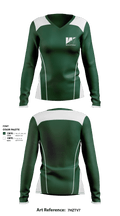 Wakefield High School Softball 45699229 Women's Long Sleeve V-neck Shirt - 1