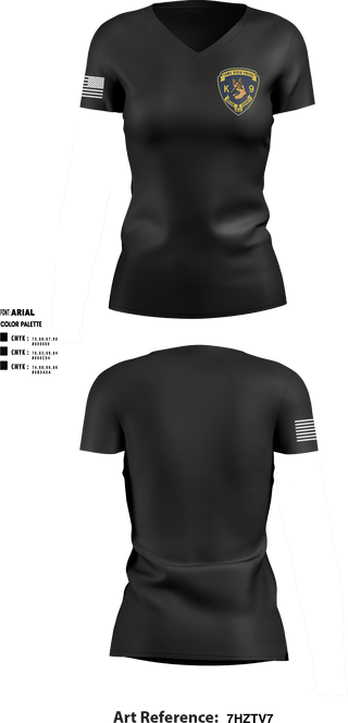 Women's Short Sleeve Vneck Shirt, , Police, Teamtime, Team time, sublimation, custom sports apparel, team uniforms, spirit wear, spiritwear, sports uniforms, custom shirts, team store, custom team store, fundraiser sports, apparel fundraiser
