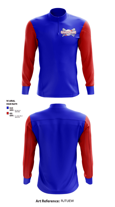 Grand Slam Tournaments 77247014 Quarter Zip Jacket - 1