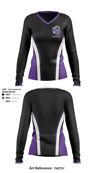 Women's Long Sleeve Vneck Shirt, Shawsheen Valley Soccer, Women's Soccer, Teamtime, Team time, sublimation, custom sports apparel, team uniforms, spirit wear, spiritwear, sports uniforms, custom shirts, team store, custom team store, fundraiser sports, apparel fundraiser