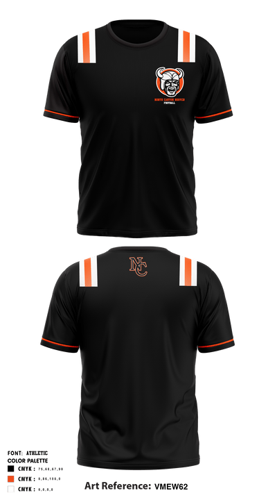 North Canton Hoover Football 75864683 Short Sleeve Performance Shirt - 5