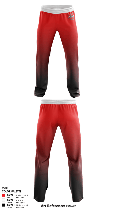 Howe Lions 84035726 Sweatpants - 1