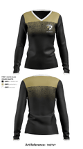 Arroyo Valley High School Swimming 84930750 Women's Long Sleeve V-neck Shirt - 1