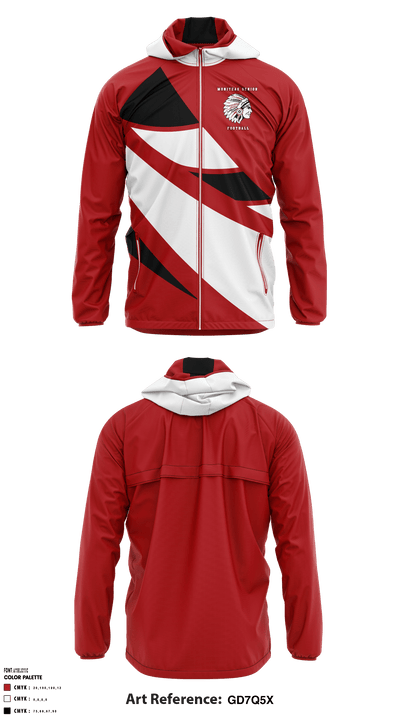 Moniteau Senior High School Football 29600953 Windbreaker - 1