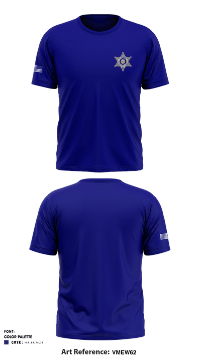 Cecil County Detention Center 93621157 Short Sleeve Performance Shirt - 1