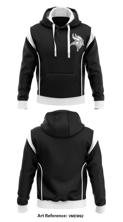 Blacklick Valley Senior High School Basketball 27489376 Hoodie - 1