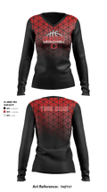 River Queens Basketball 32012550 Long Sleeve Shooting Shirt - 1
