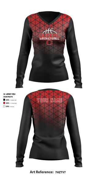 Long Sleeve Shooting Shirt, River Queens Basketball, Women's Basketball, Teamtime, Team time, sublimation, custom sports apparel, team uniforms, spirit wear, spiritwear, sports uniforms, custom shirts, team store, custom team store, fundraiser sports, apparel fundraiser
