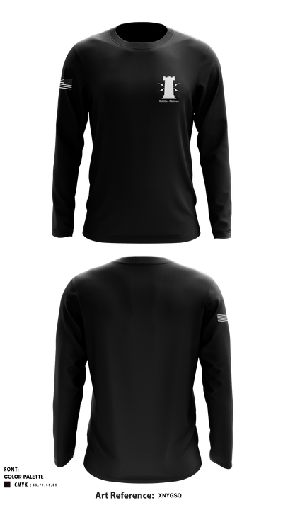 Utilities Platoon 49968912 Long Sleeve Performance Shirt - 1