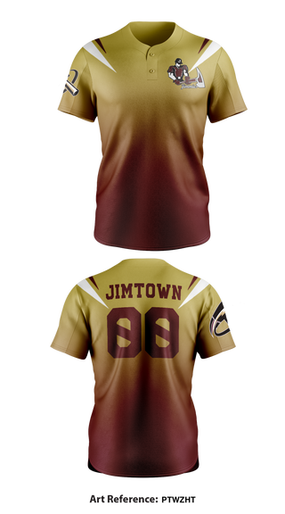 Jimtown High School 43417177 Two Button Softball Jersey - 1