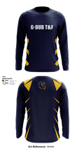 George Washington track and field 9961451 Long Sleeve Performance Shirt - 7