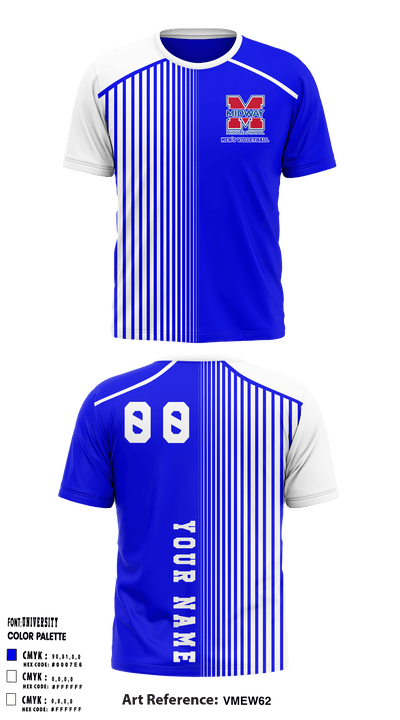 Midway Middle School Volleyball 52277995 Short Sleeve Performance Shirt - 3