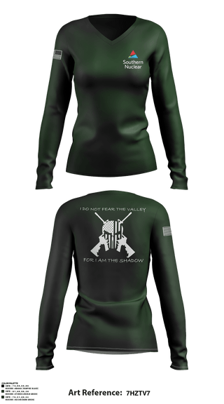 Women's Long Sleeve Vneck Shirt, , Army, Teamtime, Team time, sublimation, custom sports apparel, team uniforms, spirit wear, spiritwear, sports uniforms, custom shirts, team store, custom team store, fundraiser sports, apparel fundraiser
