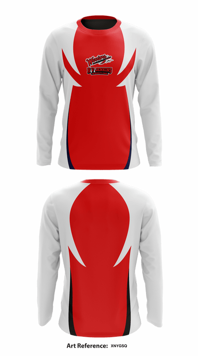 H V Jenkins Wrestling 31421747 Long Sleeve Rash Guard Shirt - 1