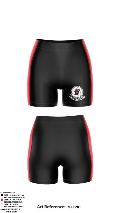 Weaver Bearcats 51461610 Women's Compression Shorts - 4