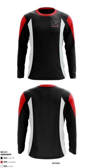 Long Sleeve Performance Shirt, Lamar Middle School Cheer, School Spirit Store, Teamtime, Team time, sublimation, custom sports apparel, team uniforms, spirit wear, spiritwear, sports uniforms, custom shirts, team store, custom team store, fundraiser sports, apparel fundraiser