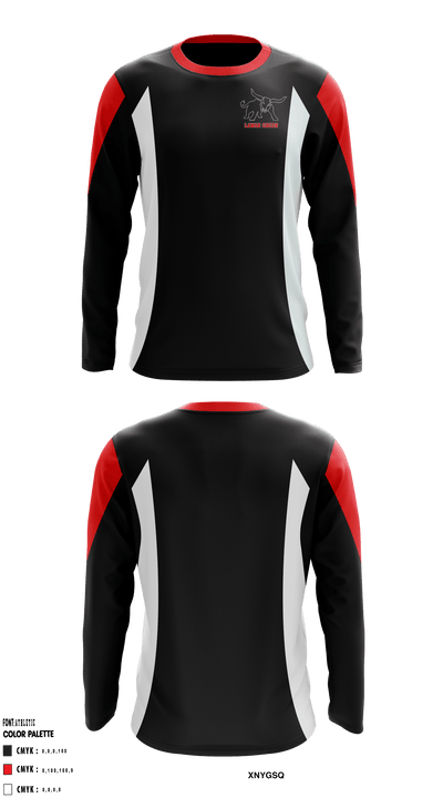 Lamar Middle School Cheer 78291691 Long Sleeve Performance Shirt - 1