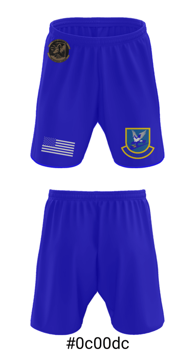 7th Security Forces 36998584 Athletic Shorts With Pockets - 32