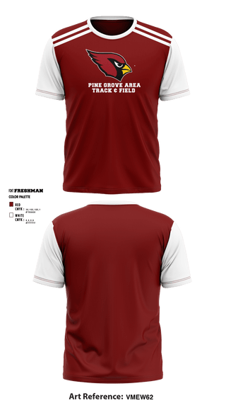 Short Sleeve Performance Shirt, Pine Grove Area High School Track, Track & Field, Teamtime, Team time, sublimation, custom sports apparel, team uniforms, spirit wear, spiritwear, sports uniforms, custom shirts, team store, custom team store, fundraiser sports, apparel fundraiser