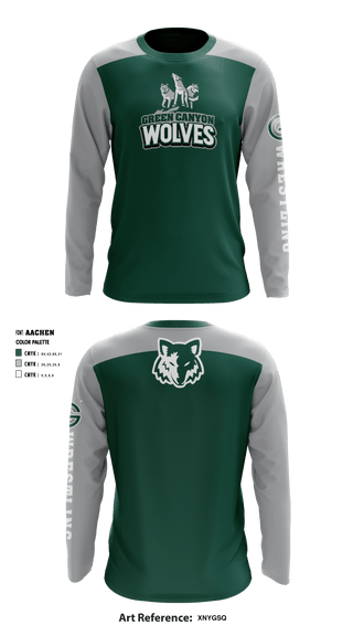 Long Sleeve Performance Shirt, Green Canyon High School Wrestling, Wrestling, Teamtime, Team time, sublimation, custom sports apparel, team uniforms, spirit wear, spiritwear, sports uniforms, custom shirts, team store, custom team store, fundraiser sports, apparel fundraiser