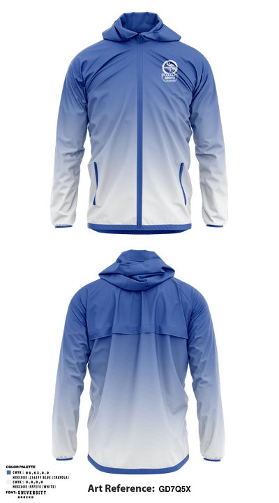 Pleasant Grove High School Tennis 91840156 Windbreaker - 1