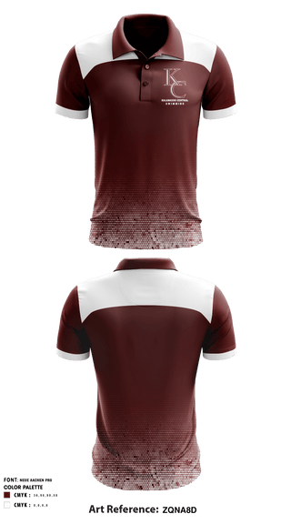 Short Sleeve Performance Polo, Kalamazoo Central High School Swimming, School Spirit Store, Teamtime, Team time, sublimation, custom sports apparel, team uniforms, spirit wear, spiritwear, sports uniforms, custom shirts, team store, custom team store, fundraiser sports, apparel fundraiser
