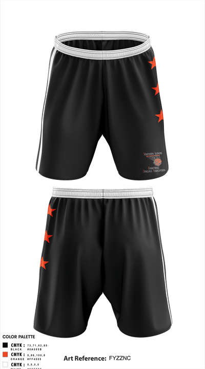 Southern Illinois Basketball Officials Association 64857236 Athletic Shorts With Pockets - 1