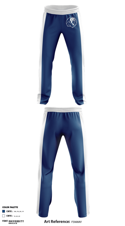 Taylor High School Women's Volleyball 52917594 Sweatpants - 1