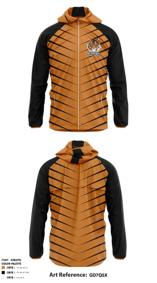 Windbreaker, High Desert Middle School Football, Football, Teamtime, Team time, sublimation, custom sports apparel, team uniforms, spirit wear, spiritwear, sports uniforms, custom shirts, team store, custom team store, fundraiser sports, apparel fundraiser